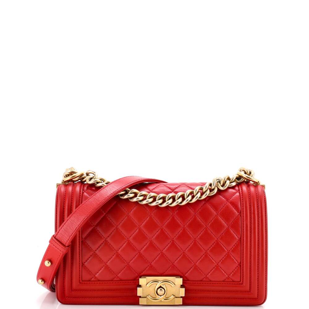 Chanel Boy Flap Bag Quilted Lambskin #350820C36B